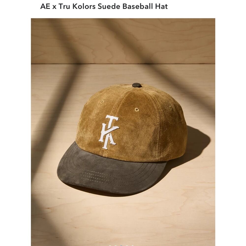 AE x Tru Kolors Suede Baseball Hat LIMITED EDITION Exclusive - Picture 7 of 8
